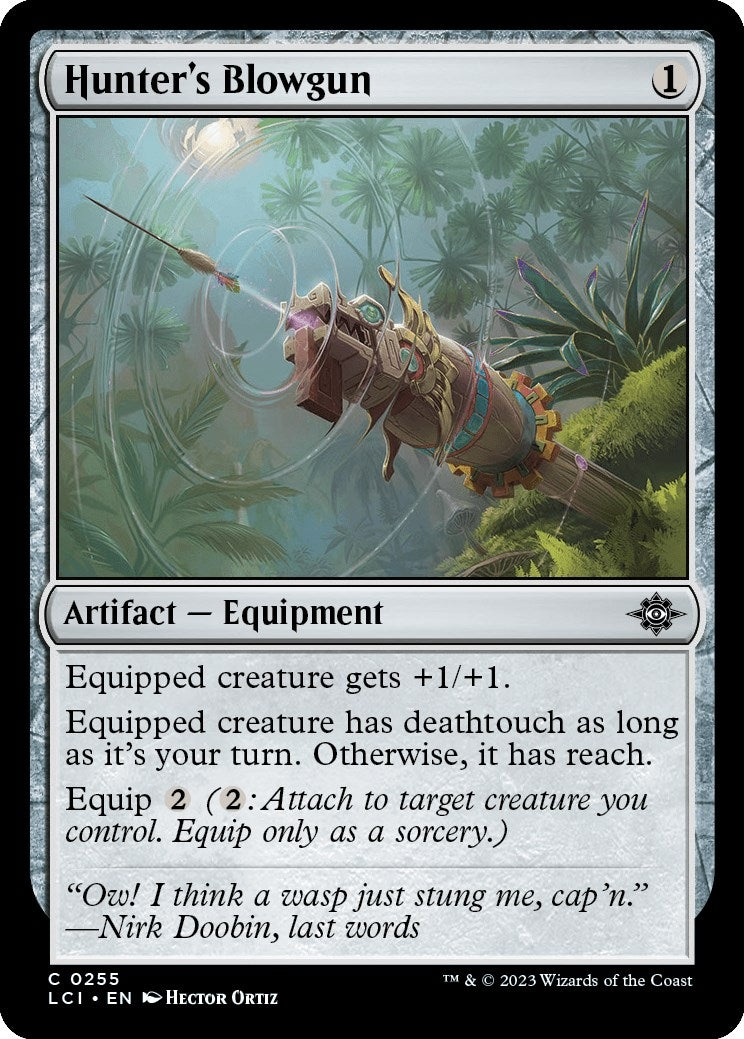 Image for Hunter's Blowgun (255) (LCI) - Magic: The Gathering