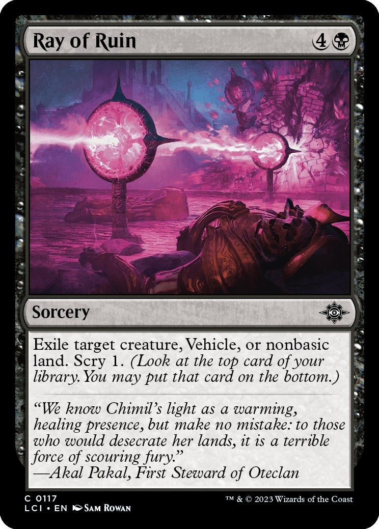 Image for Ray of Ruin (117) (LCI) - Magic: The Gathering