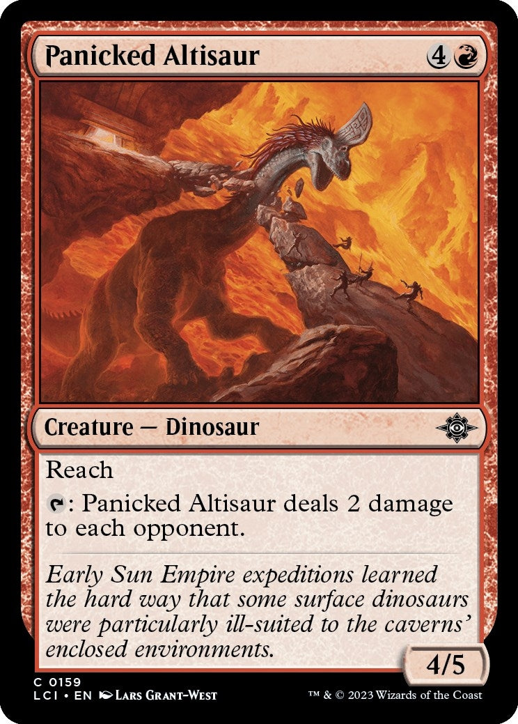 Image for Panicked Altisaur (159) (LCI) - Magic: The Gathering