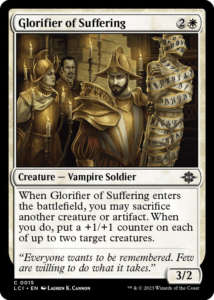 Image for Glorifier of Suffering (15) (LCI) - Magic: The Gathering