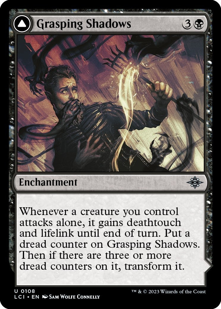 Image for Grasping Shadows (108) (LCI) - Magic: The Gathering