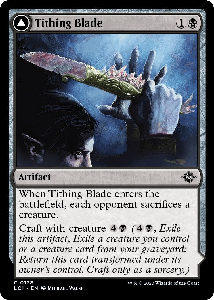 Image for Tithing Blade (128) (LCI) - Magic: The Gathering