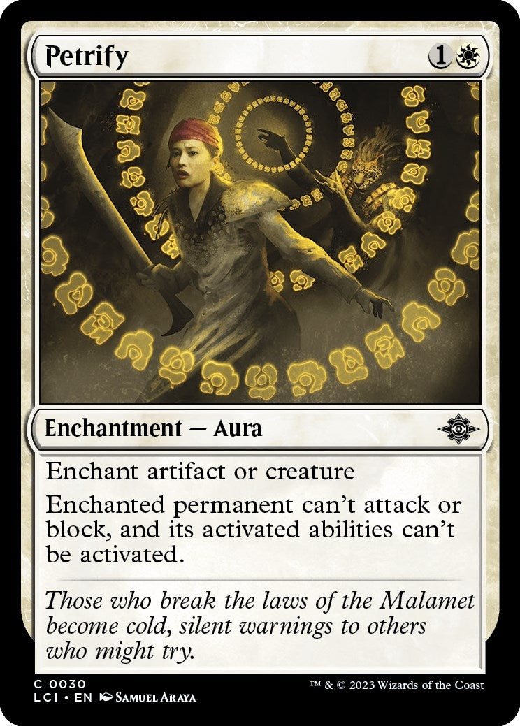 Image for Petrify (30) (LCI) - Magic: The Gathering