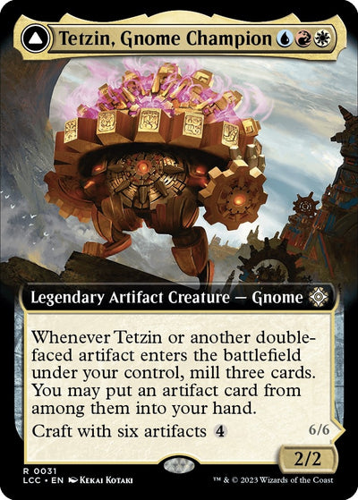 Tetzin, Gnome Champion (Extended Art) (31) (LCC)