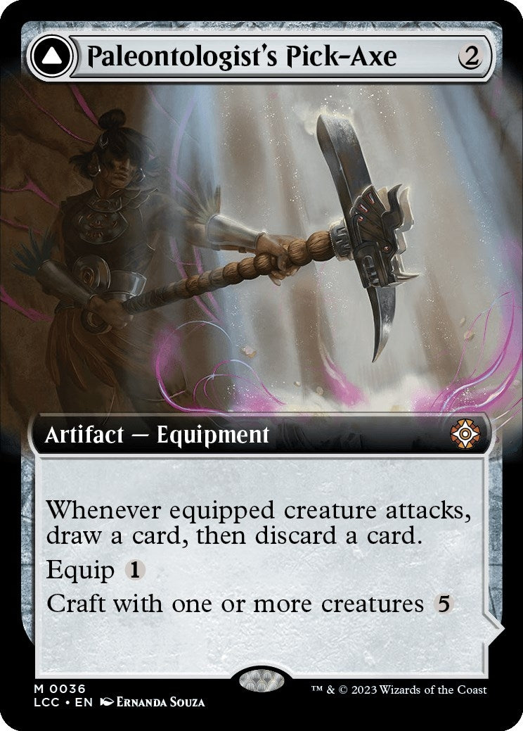 Image for Paleontologist's Pick-Axe (Extended Art) (36) (LCC) - Magic: The Gathering