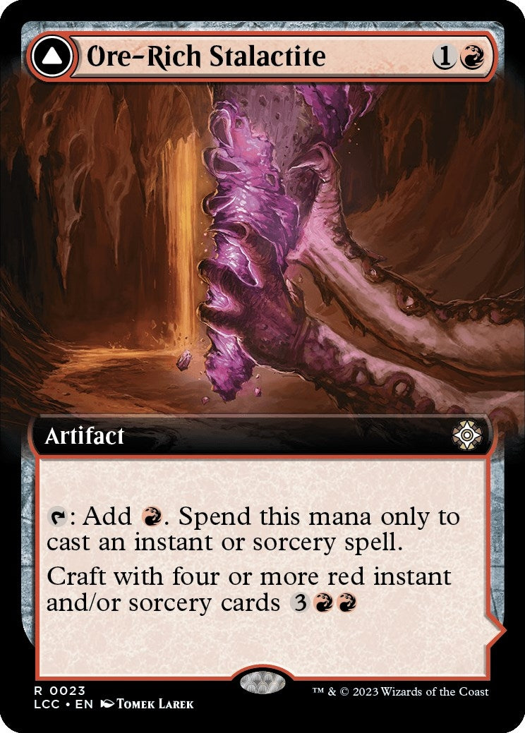 Image for Ore-Rich Stalactite (Extended Art) (23) (LCC) - Magic: The Gathering