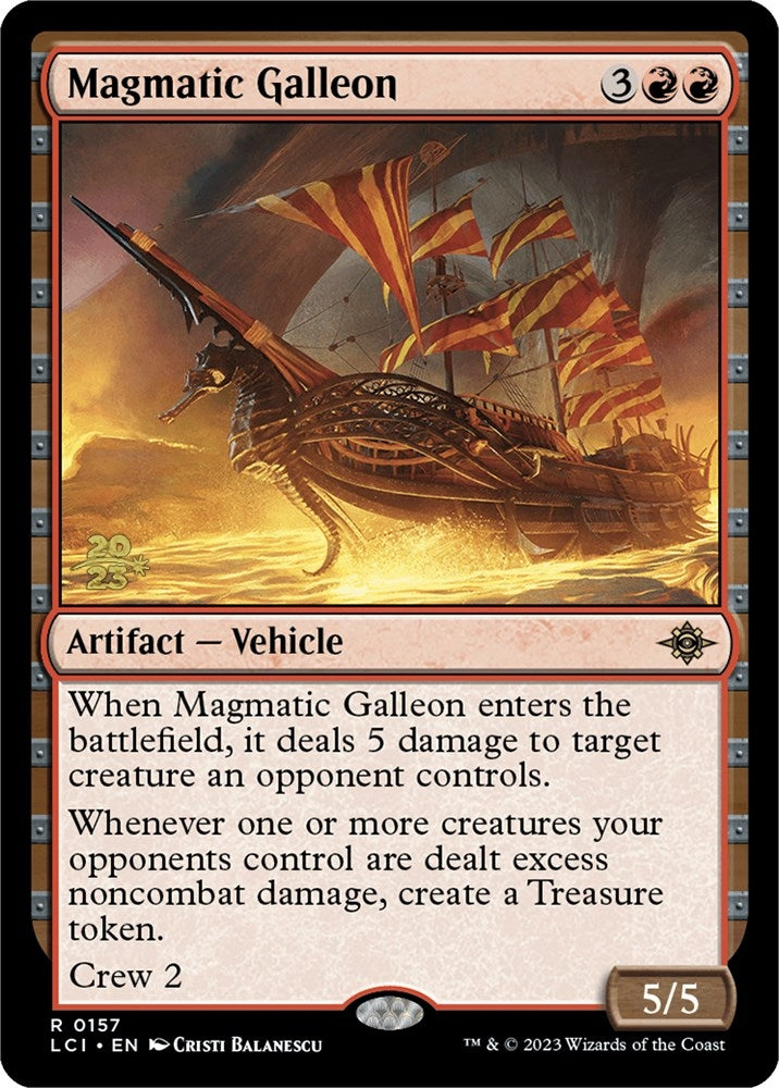 Image for Magmatic Galleon (157) (PRE) - Magic: The Gathering