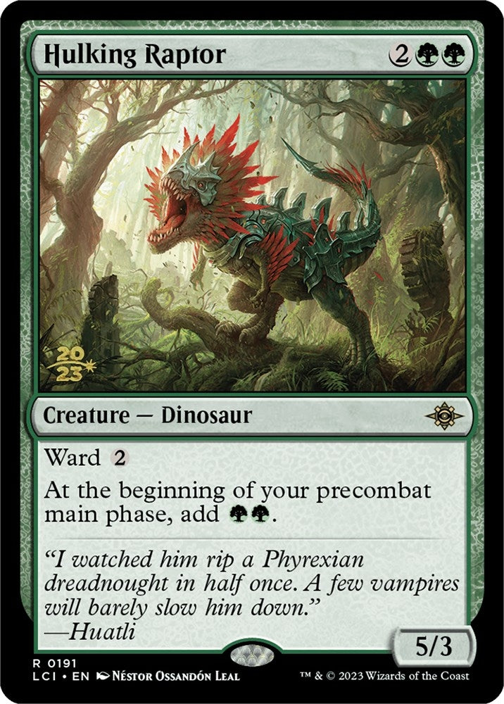Image for Hulking Raptor (191) (PRE) - Magic: The Gathering