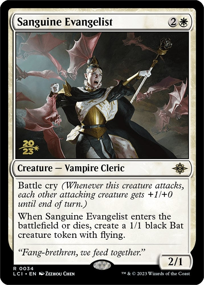 Image for Sanguine Evangelist (34) (PRE) - Magic: The Gathering