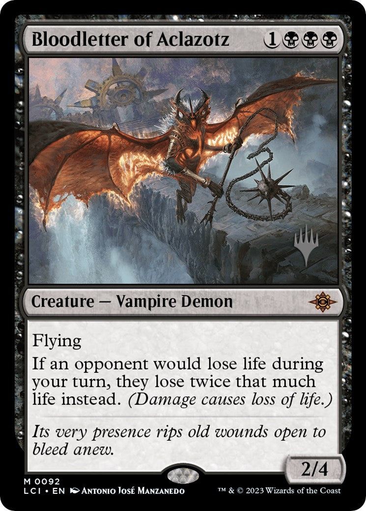 Image for Bloodletter of Aclazotz (92) (PPLCI) - Magic: The Gathering