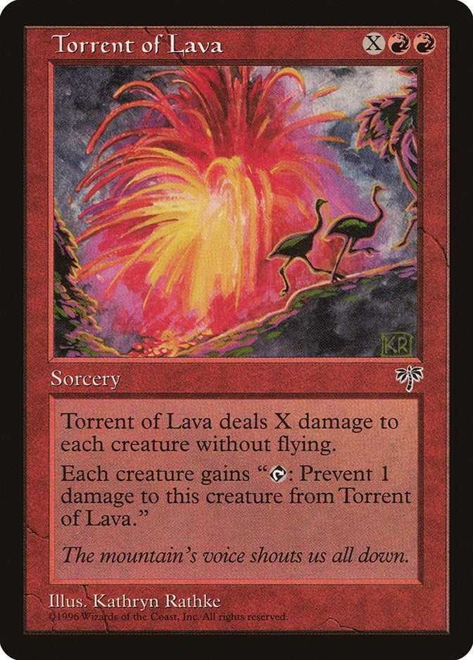Image for Torrent of Lava (MIR) - Magic: The Gathering