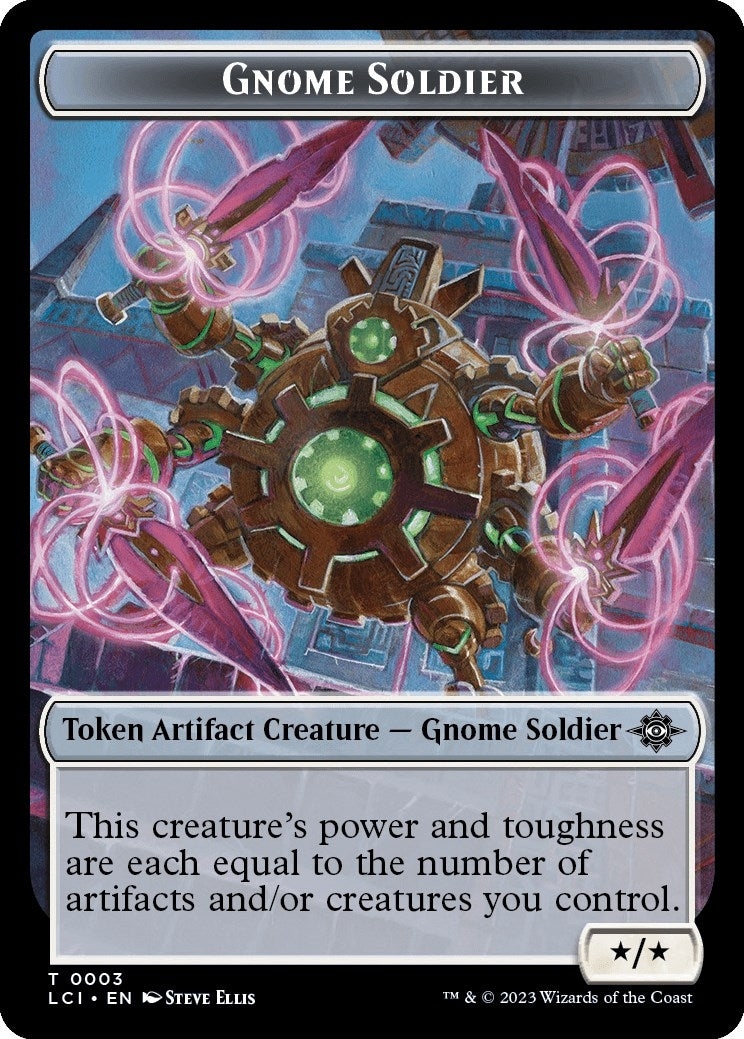 Image for Gnome Soldier Token (3) (LCI) - Magic: The Gathering