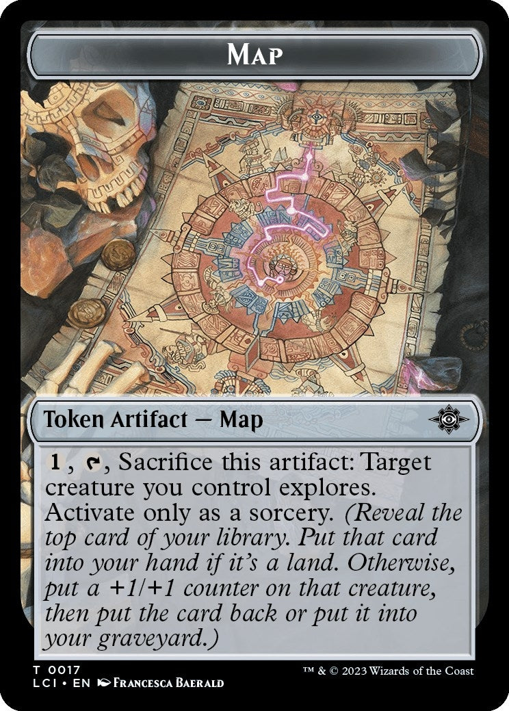 Image for Map Token (17) (LCI) - Magic: The Gathering