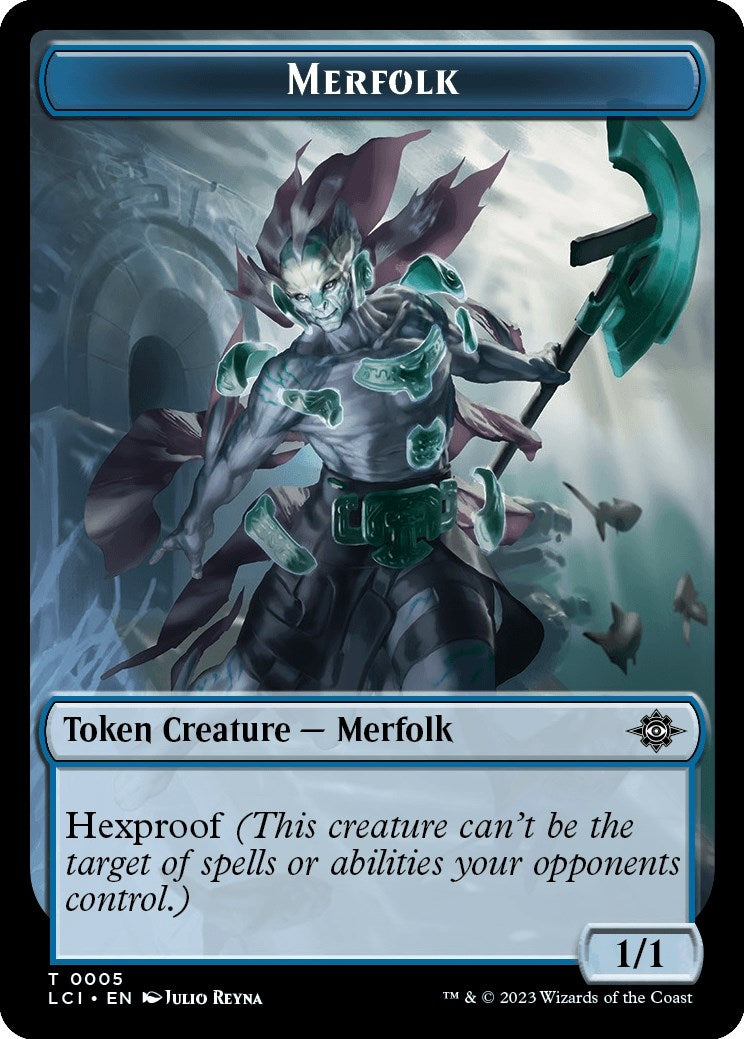 Image for Merfolk Token (5) (LCI) - Magic: The Gathering