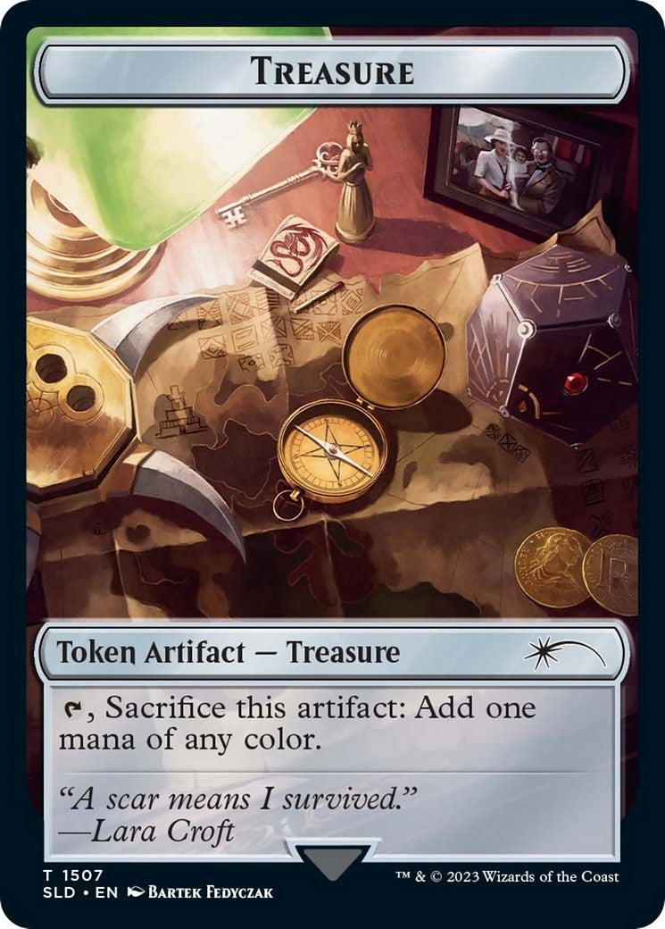 Image for Treasure Token (1507) (1507) (SLD) - Magic: The Gathering