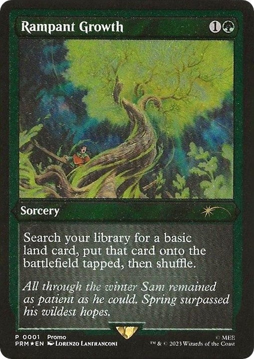 Image for Rampant Growth (Foil Etched) (1) (WPN) - Magic: The Gathering