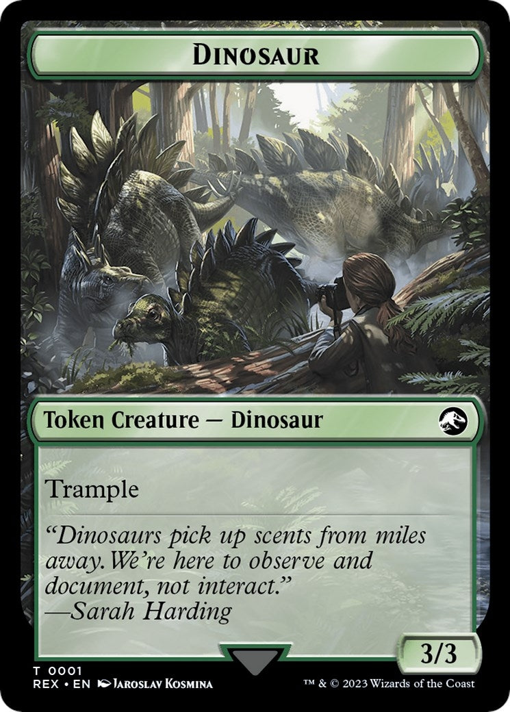 Image for Dinosaur Token (1) (REX) - Magic: The Gathering