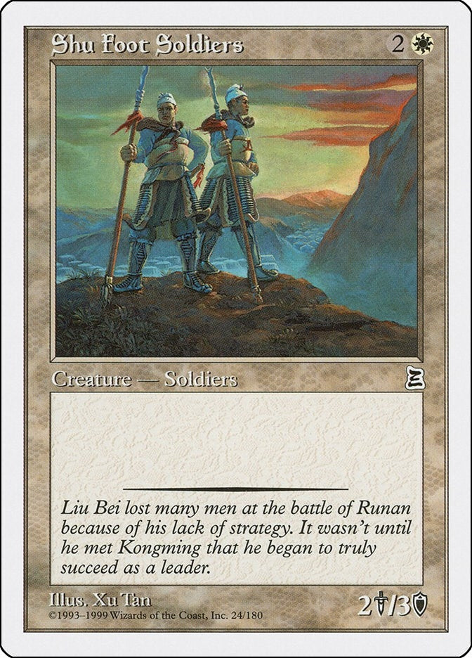 Image for Shu Foot Soldiers (24) (PTK) - Magic: The Gathering
