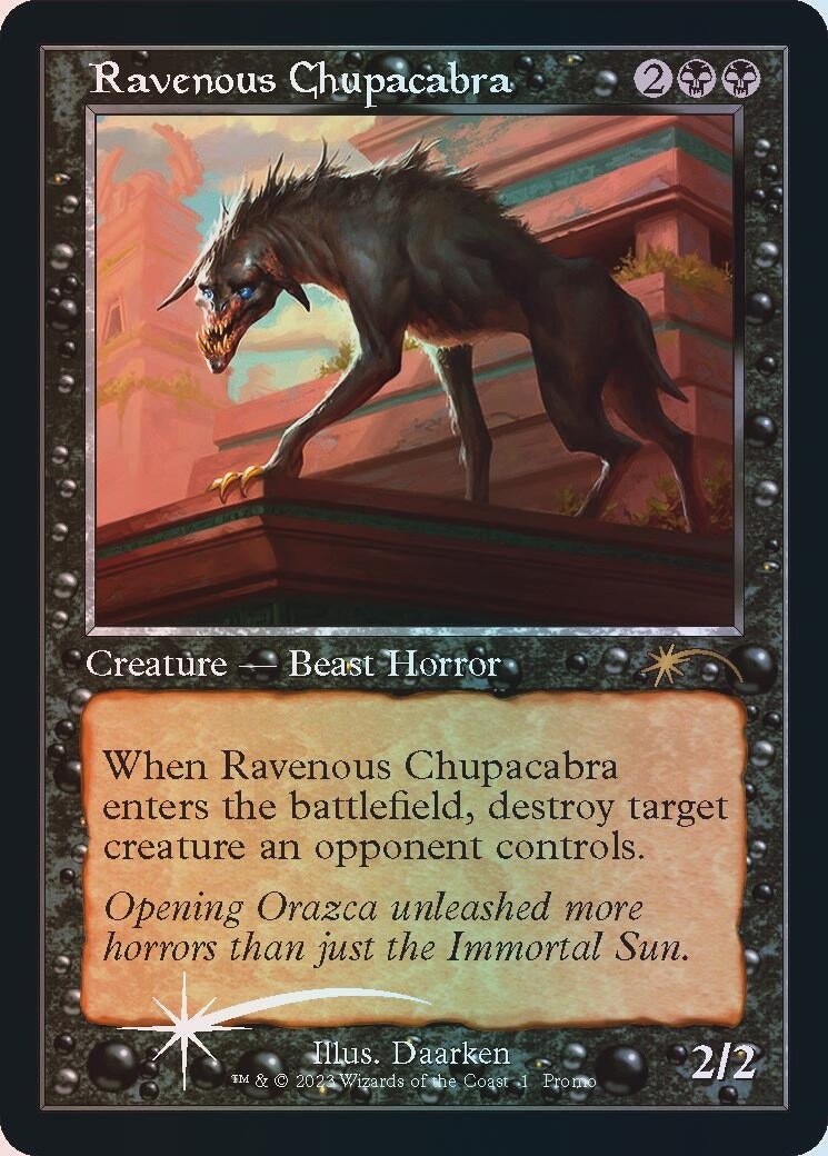 Image for Ravenous Chupacabra (Retro Frame) (1) (OHP) - Magic: The Gathering