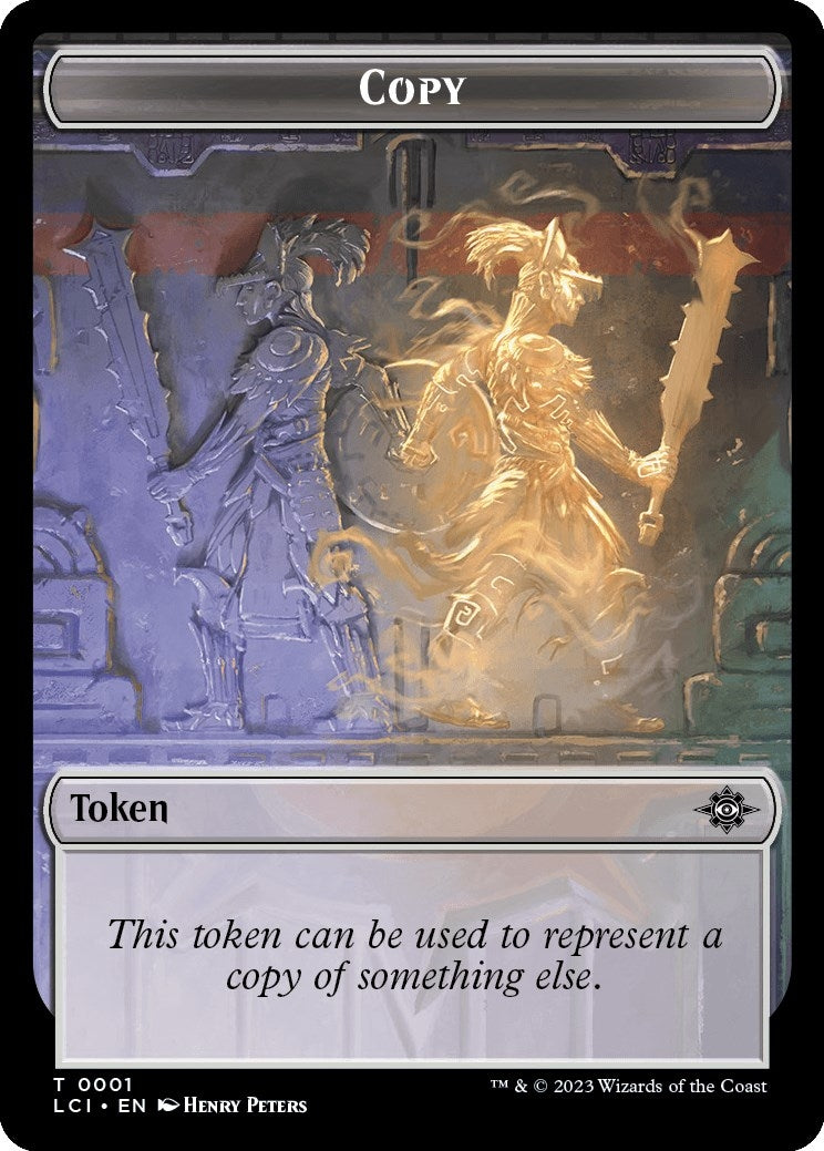 Image for Copy // Angel Double-Sided Token (1 // 2) (LCI) - Magic: The Gathering