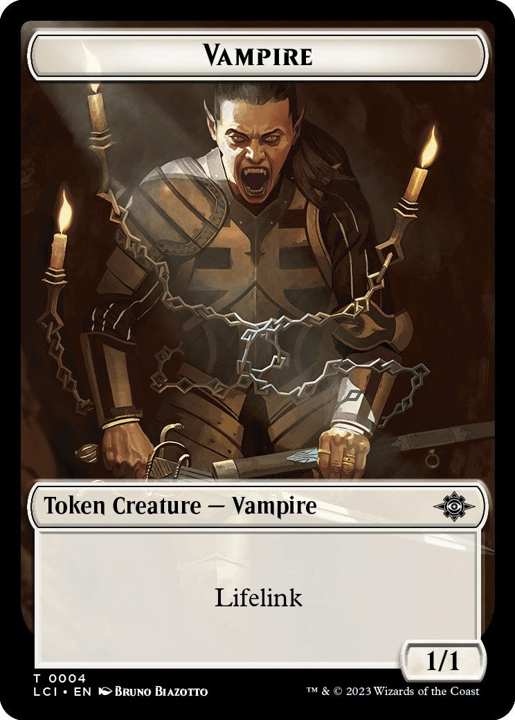 Image for Vampire // Skeleton Pirate Double-Sided Token (4 // 8) (LCI) - Magic: The Gathering