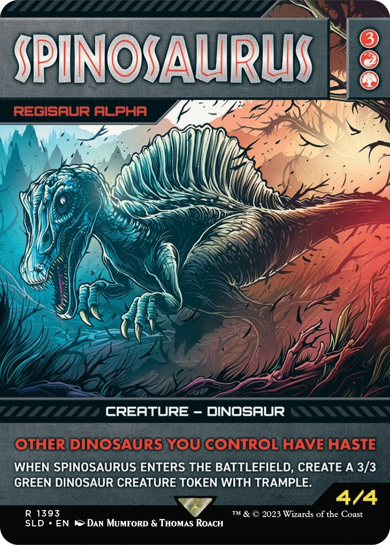 Image for Spinosaurus - Regisaur Alpha (1393) (SLD) - Magic: The Gathering