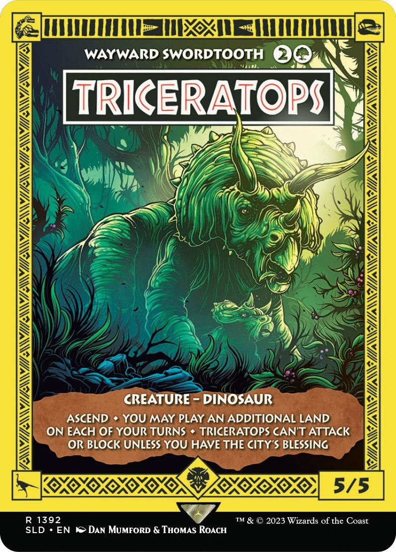 Image for Triceratops - Wayward Swordtooth (1392) (SLD) - Magic: The Gathering
