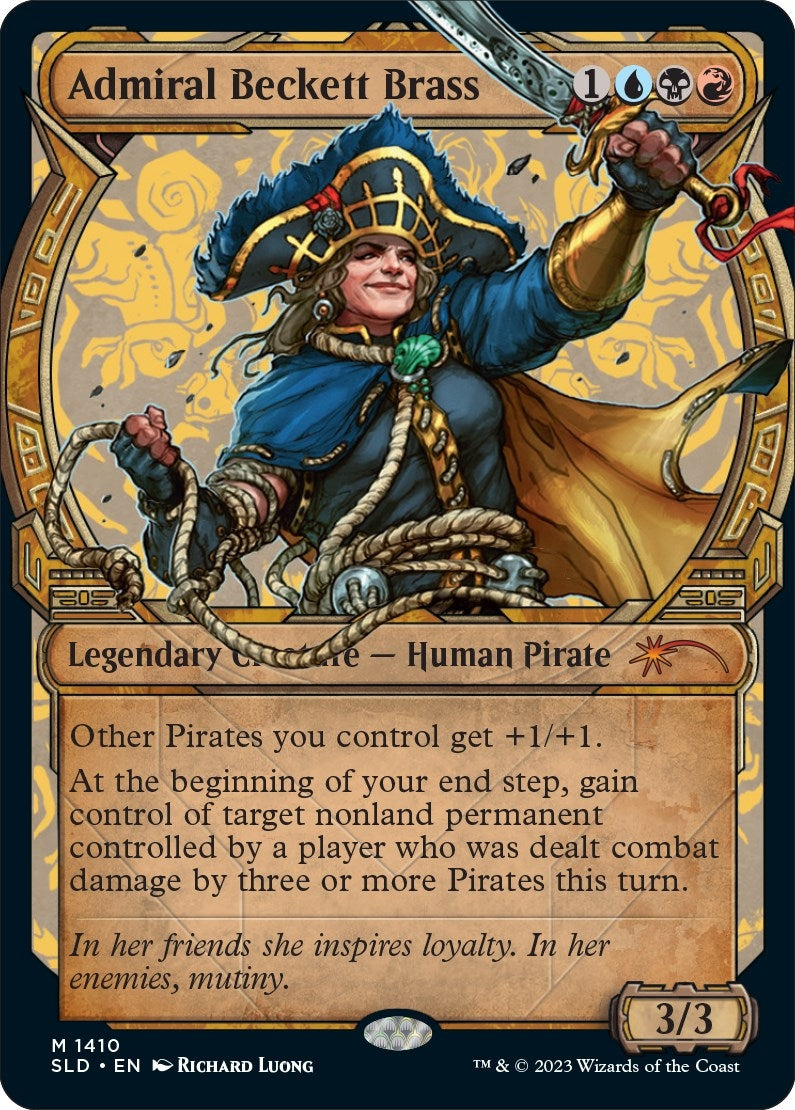 Image for Admiral Beckett Brass (1410) (SLD) - Magic: The Gathering