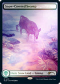 Image for Snow-Covered Swamp (1475) (Rainbow Foil) (1475) (SLD) - Magic: The Gathering