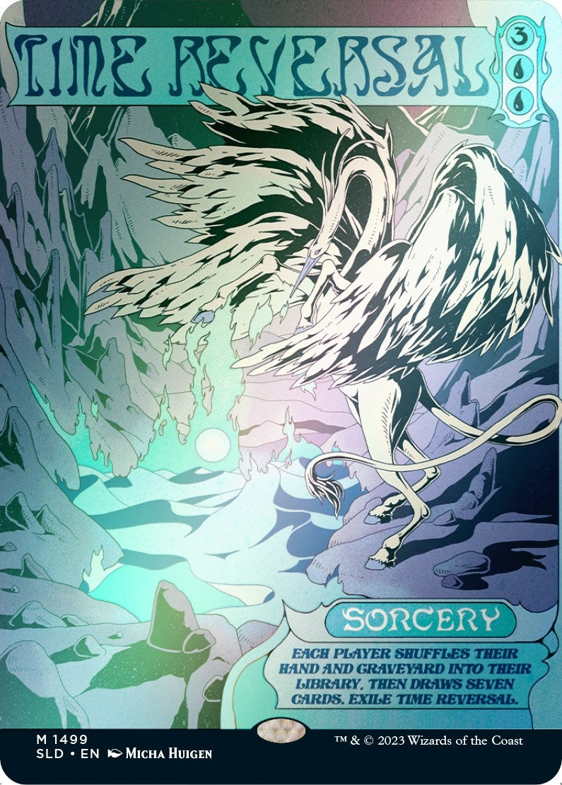 Image for Time Reversal (Rainbow Foil) (1499) (SLD) - Magic: The Gathering
