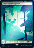 Image for Snow-Covered Forest (1477) (Rainbow Foil) (1477) (SLD) - Magic: The Gathering