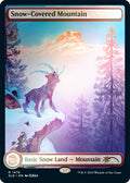 Image for Snow-Covered Mountain (1476) (Rainbow Foil) (1476) (SLD) - Magic: The Gathering
