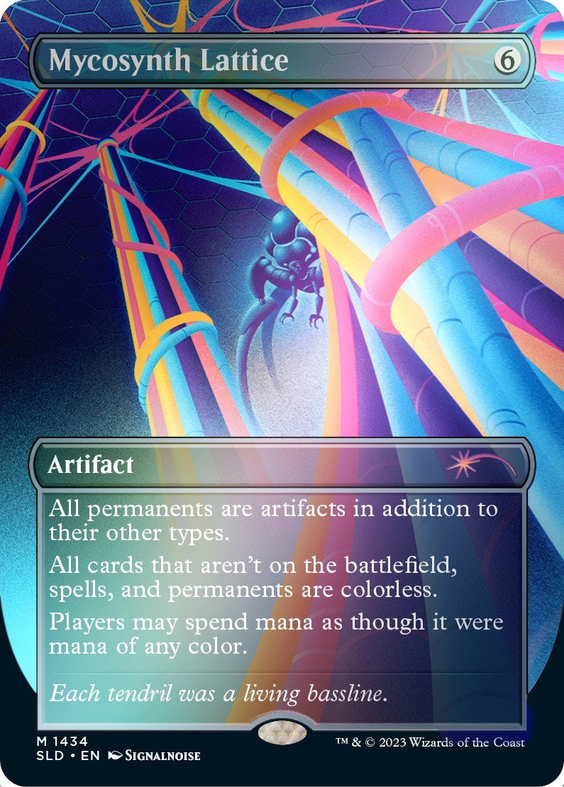 Image for Mycosynth Lattice (Rainbow Foil) (1434) (SLD) - Magic: The Gathering