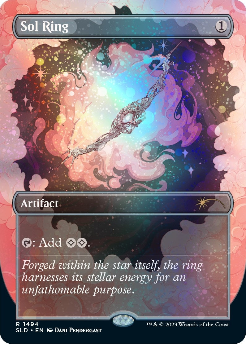Image for Sol Ring (1494) (Galaxy Foil) (1494) (SLD) - Magic: The Gathering