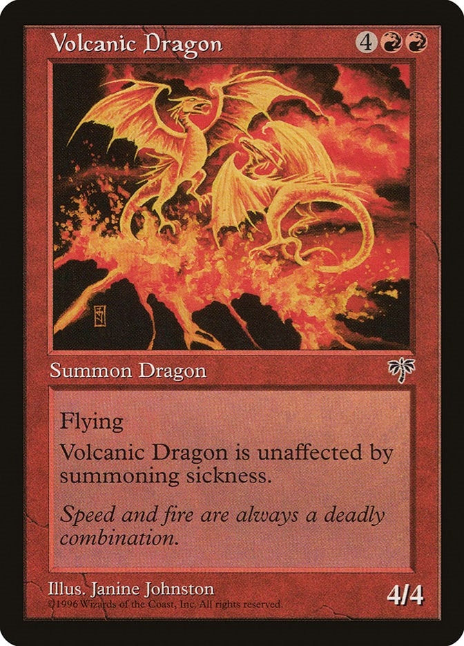 Image for Volcanic Dragon (MIR) - Magic: The Gathering