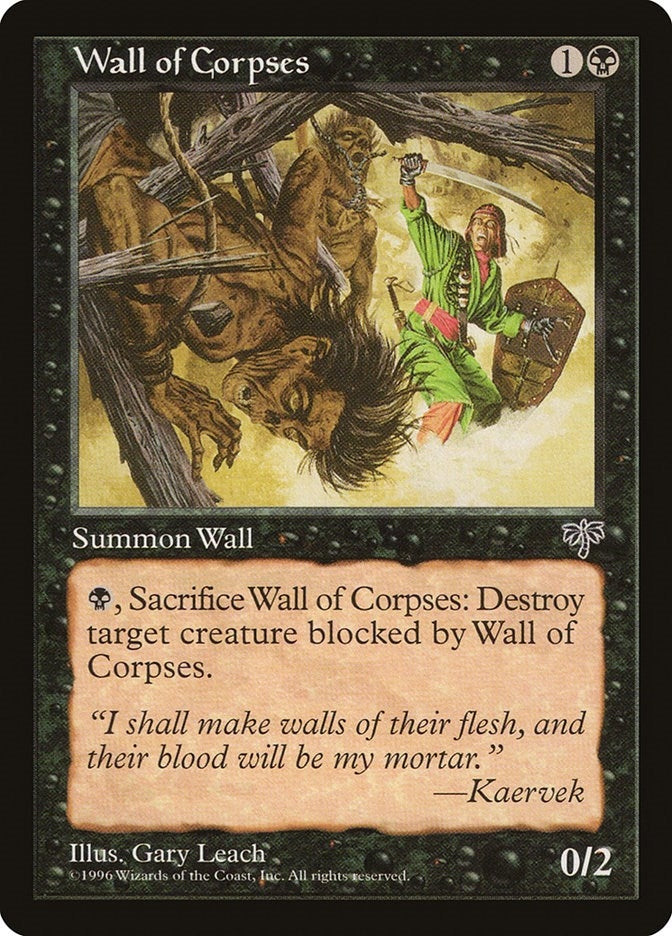 Image for Wall of Corpses (MIR) - Magic: The Gathering