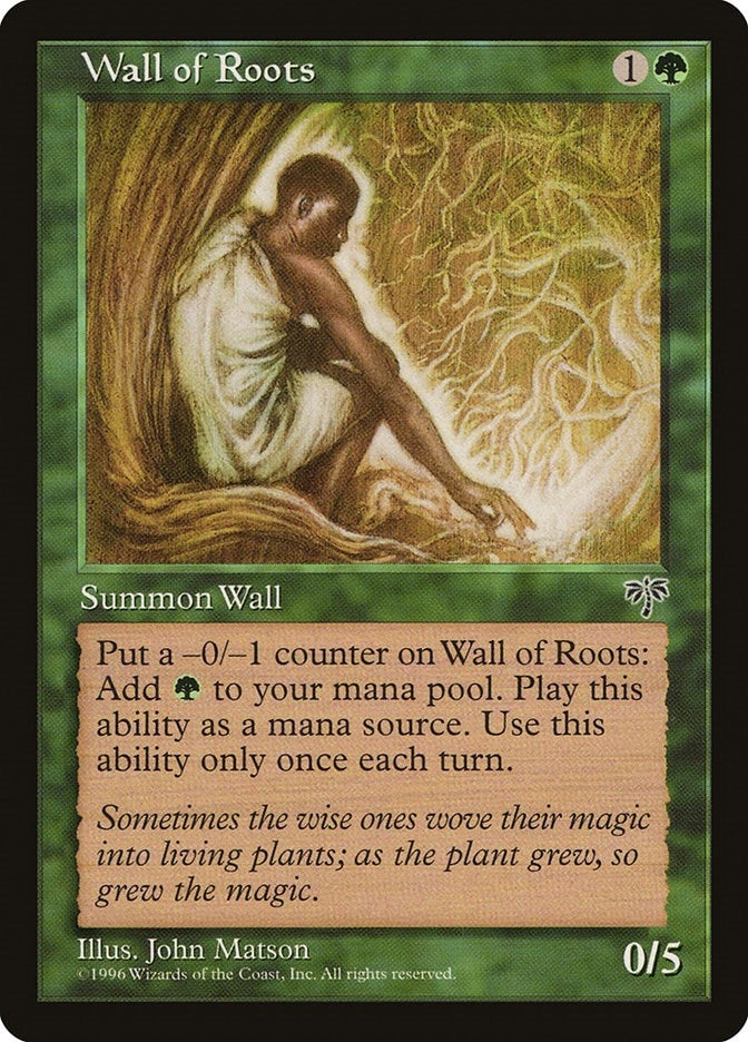 Image for Wall of Roots (MIR) - Magic: The Gathering