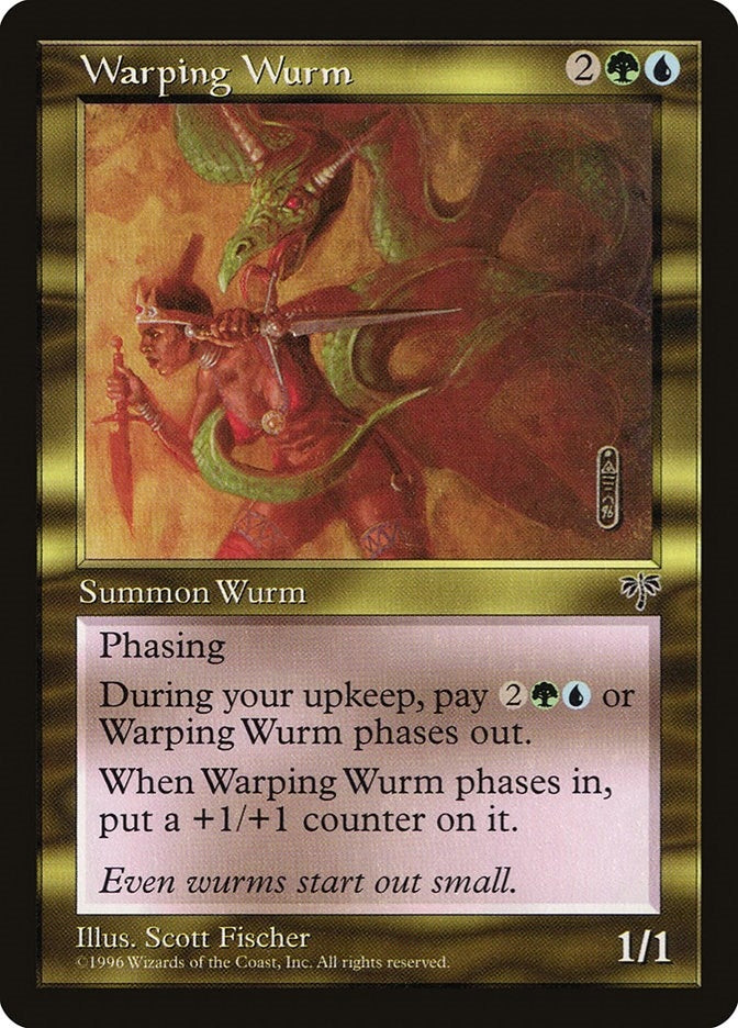 Image for Warping Wurm (MIR) - Magic: The Gathering