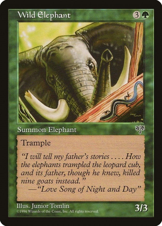 Image for Wild Elephant (MIR) - Magic: The Gathering