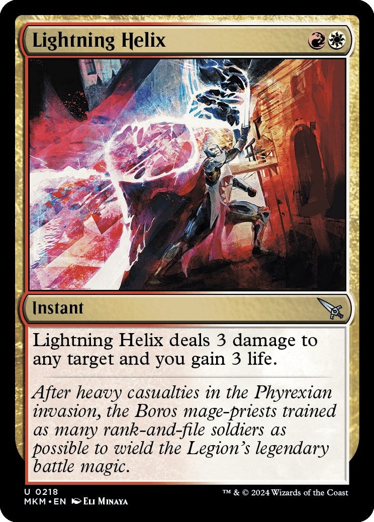 Image for Lightning Helix (218) (MKM) - Magic: The Gathering