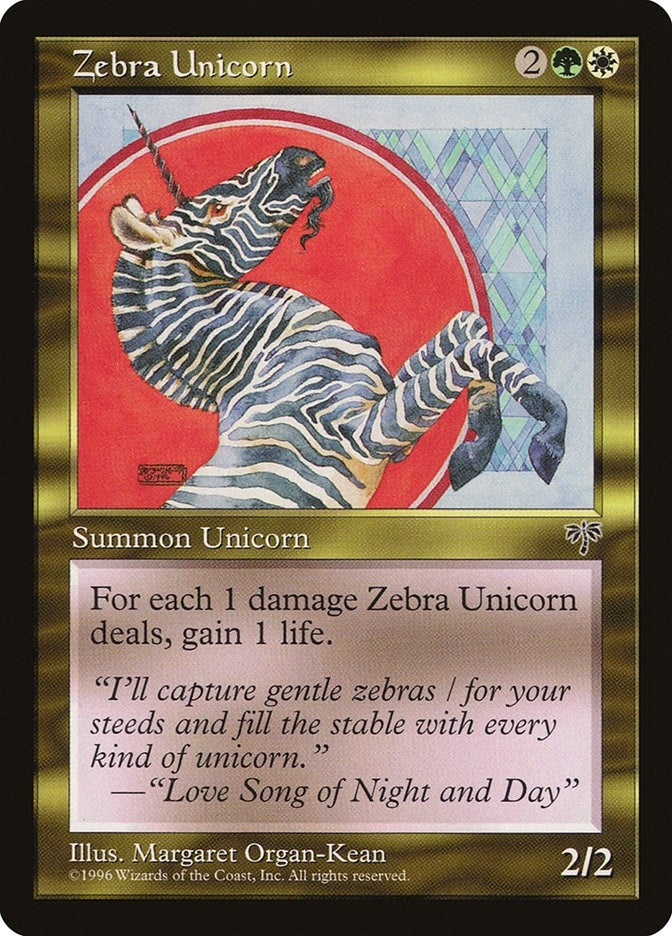 Image for Zebra Unicorn (MIR) - Magic: The Gathering