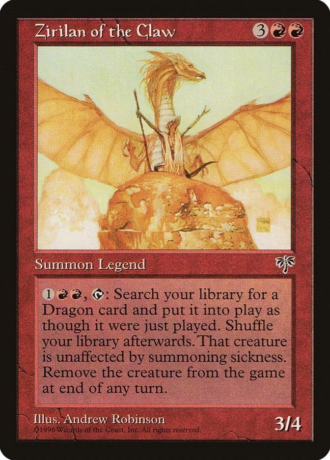 Image for Zirilan of the Claw (MIR) - Magic: The Gathering