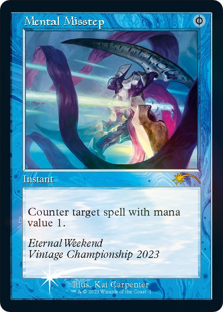 Image for Mental Misstep (Retro Frame) (Eternal Weekend 2023 Promo) (1) (UMP) - Magic: The Gathering