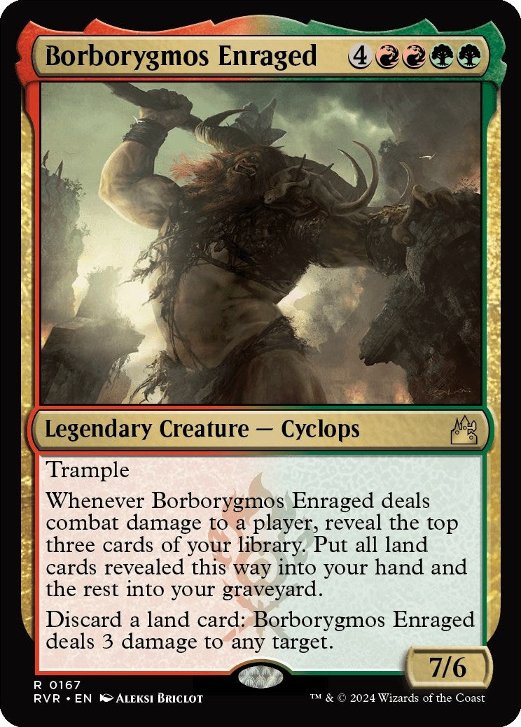 Image for Borborygmos Enraged (167) (RVR) - Magic: The Gathering