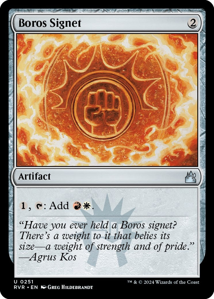 Image for Boros Signet (251) (RVR) - Magic: The Gathering