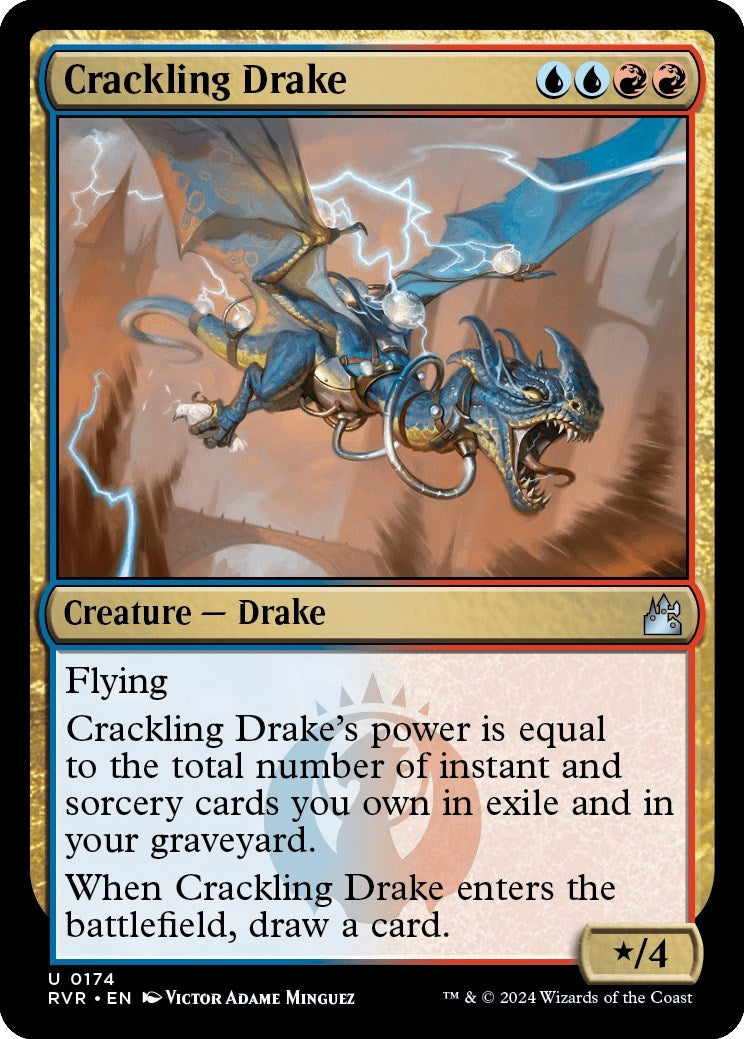 Image for Crackling Drake (174) (RVR) - Magic: The Gathering