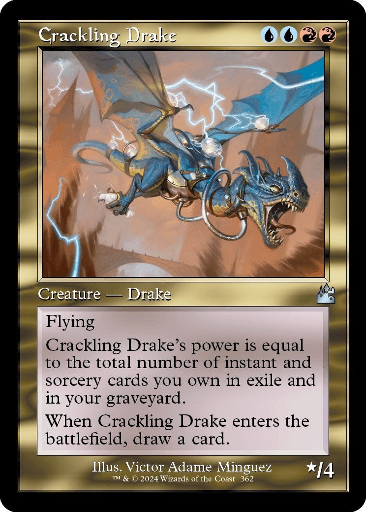 Image for Crackling Drake (Retro Frame) (362) (RVR) - Magic: The Gathering
