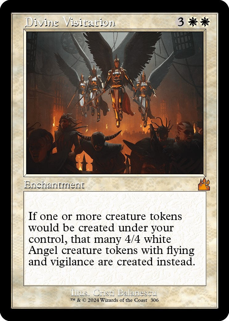 Image for Divine Visitation (Retro Frame) (306) (RVR) - Magic: The Gathering