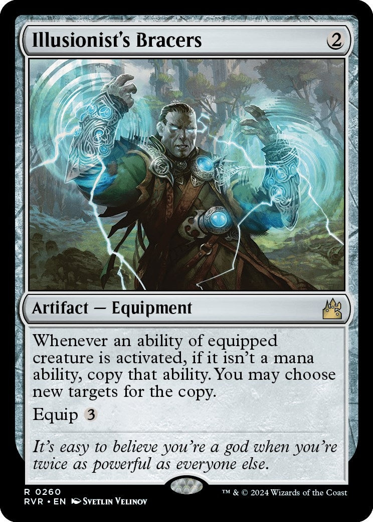 Image for Illusionist's Bracers (260) (RVR) - Magic: The Gathering