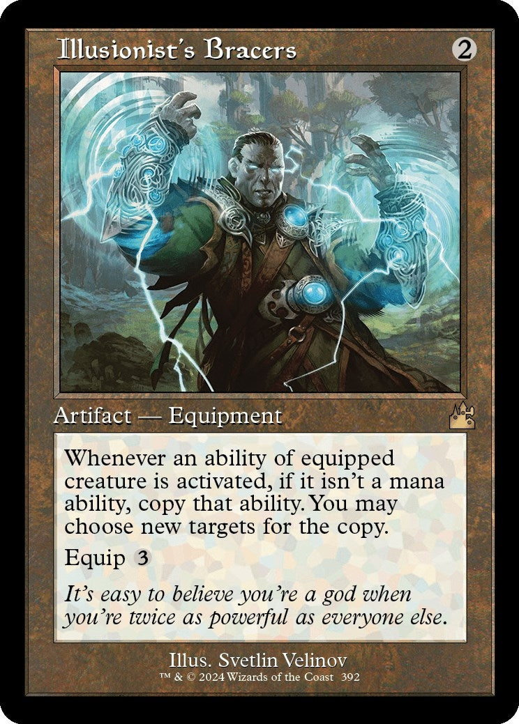 Image for Illusionist's Bracers (Retro Frame) (392) (RVR) - Magic: The Gathering